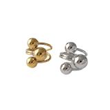 Anillos redondos retro chapados en cobre 1 pieza