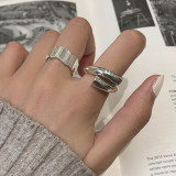 Novedad anillos de cobre irregulares a granel