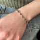 Pulseras De Circón De Acero Titanio Estrella Retro Al Por Mayor
