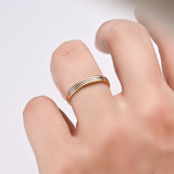 Anillos de chapado de acero inoxidable de círculo básico