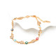 Pulseras de esmalte de cobre con elefante, ojo del diablo, 1 pieza