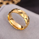 Anillos de acero titanio Lingge de estilo simple básico elegante a granel
