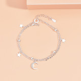 Estilo Simple Geométrico Forma de Corazón Chapado en Cobre Pulseras 1 Pieza