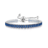 Estilo simple Geométrico Incrustación de cobre Pulseras de circón 1 pieza