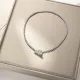 Collar De Circón Con Incrustaciones De Cobre Geométrico De Moda, 1 Pieza