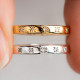 Anillos de circón con incrustaciones de cobre y estrella de estilo simple