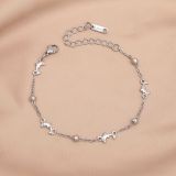 Pulseras chapadas en acero inoxidable Lady Dolphin 1 pieza