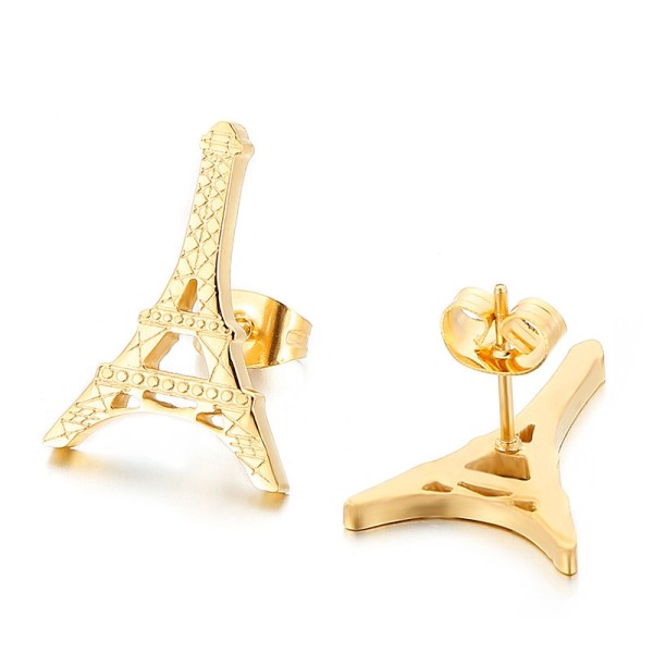 Pendientes de acero inoxidable con pirámide de personalidad, estilo Simple, moda europea y americana, nuevos