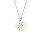 Collar chapado en acero inoxidable Sweet Daisy