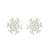 Pendientes con revestimiento de acero y titanio para árbol de Navidad, 1 par