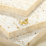 1 pieza Clips de oreja chapados en oro de 18 quilates de acero inoxidable con revestimiento geométrico de estilo simple