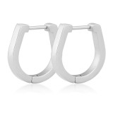 1 par de pendientes chapados en oro de 18 quilates de acero inoxidable con forma de corazón y estrella geométrica para mujer