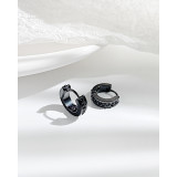 Pendientes Geométricos De Acero Inoxidable De Moda Pendientes De Acero Inoxidable Con Cadena