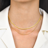 Collares acodados chapados en oro geométricos del acero inoxidable del estilo simple a granel