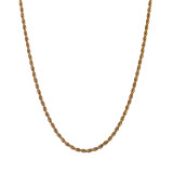 Collar chapado en oro de 18 quilates de acero inoxidable de color sólido de estilo simple informal