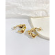Pendientes De Acero Inoxidable Irregulares De Moda Pendientes De Acero Inoxidable