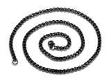Collar de cadena de perlas cuadradas simples