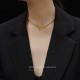 Collar de mujer de clavícula con hebilla OT exagerada de moda