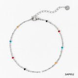 Collar De Chapado De Acero Inoxidable Geométrico De Moda, 1 Pieza