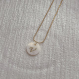 V-Shaped Female Pendant Necklace #15