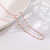 Collar De Chapado De Acero Inoxidable Geométrico De Moda, 1 Pieza