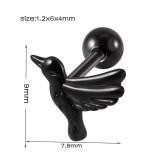 Pendientes de acero inoxidable con relámpago de serpiente geométrico, estilo fresco, estilo Simple, 1 pieza