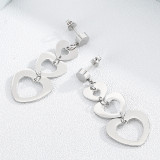 Pendientes de acero inoxidable con pirámide de personalidad, estilo Simple, moda europea y americana, nuevos