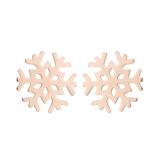 Pendientes con revestimiento de acero y titanio para árbol de Navidad, 1 par