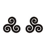 Pendientes geométricos de acero inoxidable de estilo simple para mujer, sin incrustaciones, pendientes de acero inoxidable