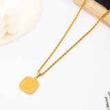 Collar con colgante de acero y titanio Commute Moon a granel