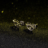 Pendientes de aleación de ojo de diablo de moda al por mayor