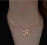 Joyería coreana al por mayor del collar del acero del titanio del corazón de la moda