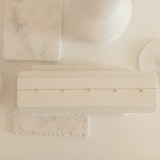 Collar de circonio chapado en oro de acero de titanio redondo de estilo simple al por mayor