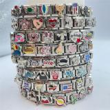 random mix and match modular bracelets Italian bracelets stainless steel removable bracelets D-type single Italy charm