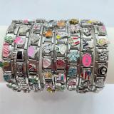 random mix and match modular bracelets Italian bracelets stainless steel removable bracelets D-type single Italy charm