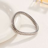 Pulseras de Elástica de Acero Inoxidable Nuevo Moda