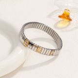 Pulseras de Elástica de Acero Inoxidable Nuevo Moda