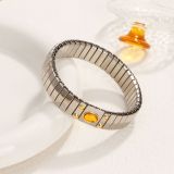 Pulseras de Elástica de Acero Inoxidable Nuevo Moda