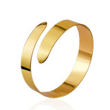 Brazalete de hierro hueco con Cruz de metal exagerada para brazos brazalete de nota de hoja de estilo callejero