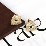 Aretes de Oro Laminado en Color 18K Oro