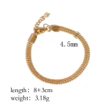 Brass Plating Geometric Bracelets