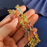 Elegant Women's Necklace Set Fine Jewelry Delicate Bracelet Exquisite Earrings Luxury Ring Quality Safety Clasp Everyday Wear