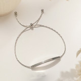 Conjunto de joyas, pulsera nueva de acero de titanio que no se decolora para mujer, versátil, estilo Instagram, joyería femenina a la moda, sensación de alta gama.