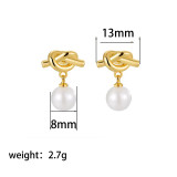 Collar de acero de titanio dorado para mujer, no se decolora, cadena de clavícula de nicho de lujo, joyería de alta gama, versátil, a la moda.