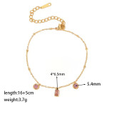 Joyería de acero de titanio para mujer, diseño de moda.