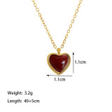 Joyería de acero de titanio para mujer, diseño de moda.