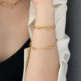 Joyería de acero de titanio para mujer, diseño de moda.