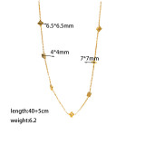 Joyería de acero de titanio para mujer, diseño de moda.
