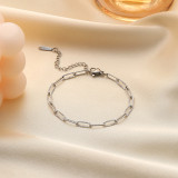 Joyería de acero de titanio para mujer, diseño de moda.