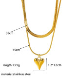 Joyería de acero de titanio para mujer, diseño de moda.